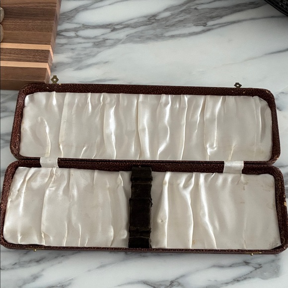 Vintage Cooper Bros & Sons Sheffield England Stag Antler Handle Carving Set; 3pc - Picture 11 of 15